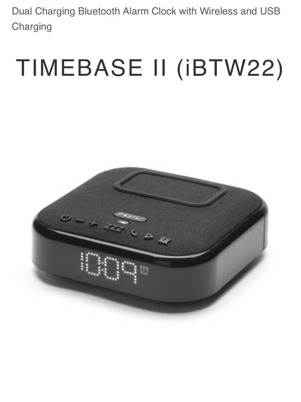 iHome TimeBase II
